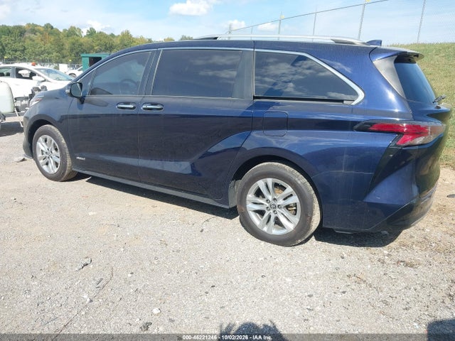 Продаж на аукціоні авто 2021 Toyota Sienna Limited, vin: 5TDZSKFC9MS002766, номер лоту: 46221246