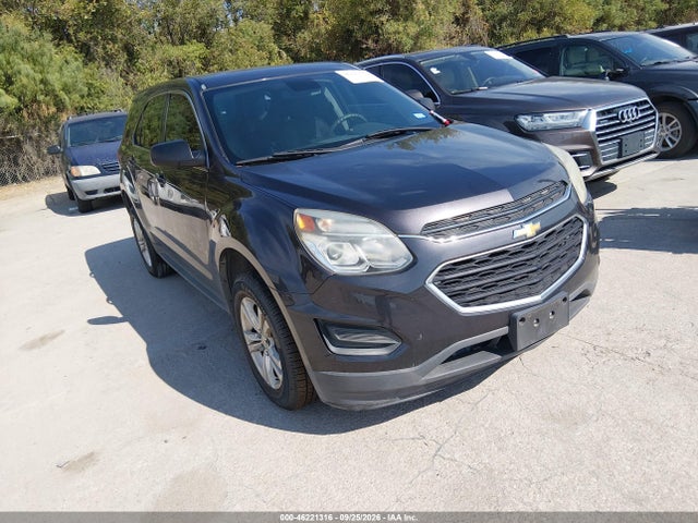 2016 Chevrolet Equinox Ls მანქანა იყიდება აუქციონზე, vin: 2GNALBEK8G6217032, აუქციონის ნომერი: 46221316