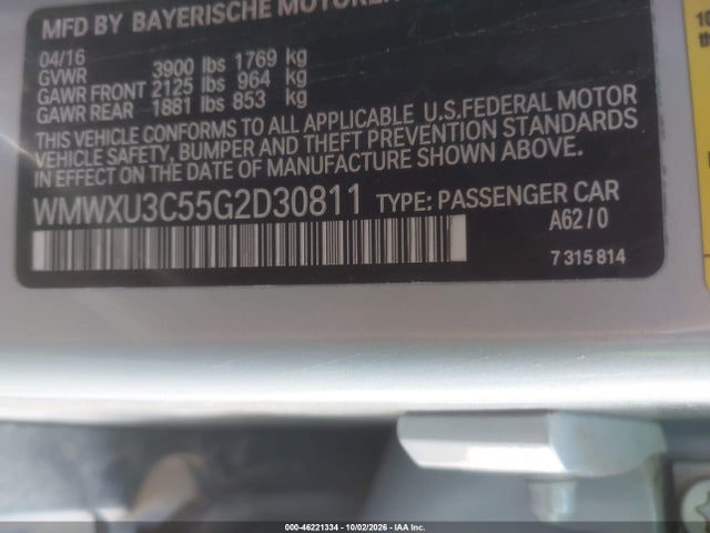 Mini Hardtop Cooper S 2016 WMWXU3C55G2D30811 Image 9