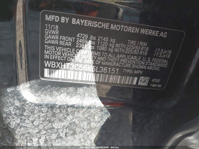 BMW X1 Xdrive28i 2019 WBXHT3C56K5L36151 Image 9