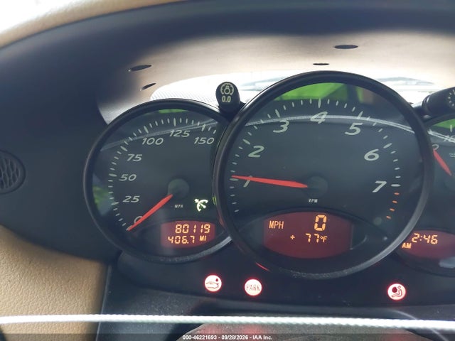 Aukcja sprzedaży 2000 Porsche Boxster, vin: WP0CA2989YU624057, numer aukcji: 46221693
