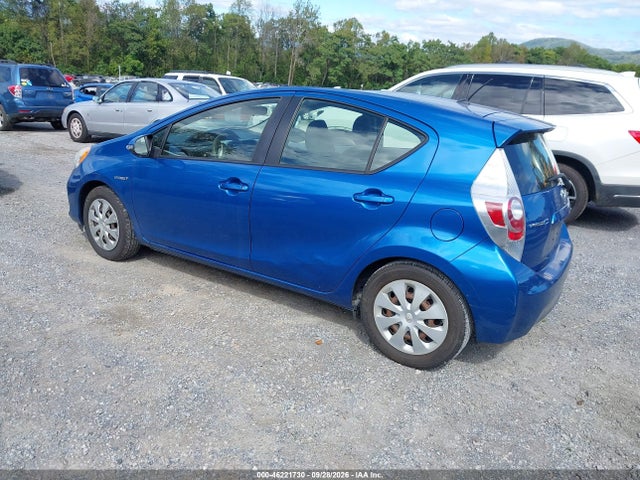 Продажа на аукционе авто 2012 Toyota Prius C Two, vin: JTDKDTB32C1509057, номер лота: 46221730