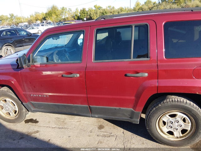 2012 Jeep Patriot Sport მანქანა იყიდება აუქციონზე, vin: 1C4NJPBA4CD606173, აუქციონის ნომერი: 46221777