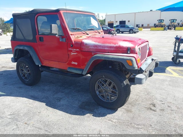 Aukcja sprzedaży 1999 Jeep Wrangler Sport, vin: 1j4fy19s0xp472238, numer aukcji: 46221802