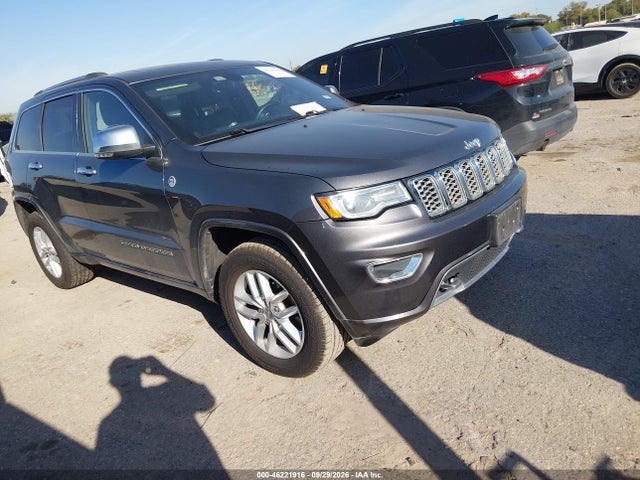 Auction sale of the 2017 Jeep Grand Cherokee Overland 4x4, vin: 1C4RJFCG3HC617449, lot number: 46221916