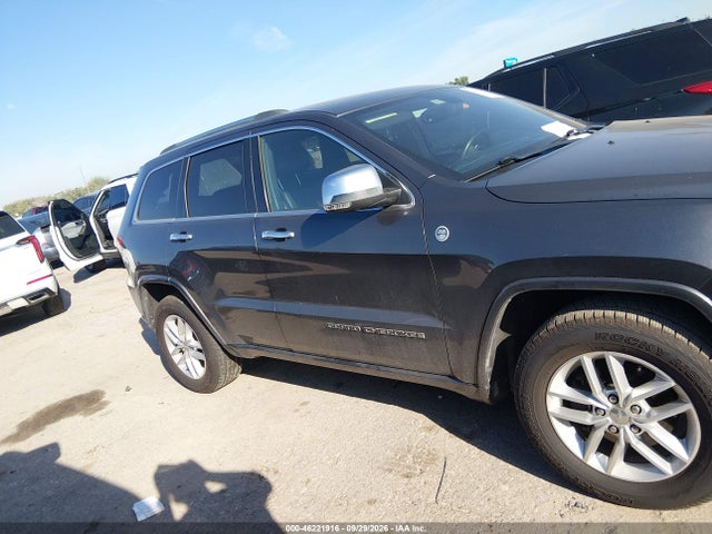 Продажа на аукционе авто 2017 Jeep Grand Cherokee Overland 4x4, vin: 1C4RJFCG3HC617449, номер лота: 46221916
