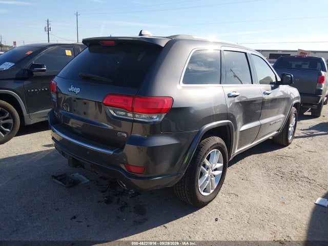 Продажа на аукционе авто 2017 Jeep Grand Cherokee Overland 4x4, vin: 1C4RJFCG3HC617449, номер лота: 46221916