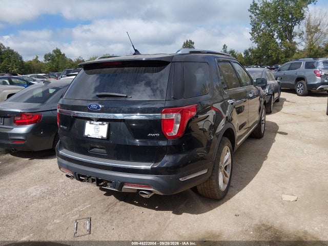 46222004 :رقم المزاد ، 1FM5K8F8XJGC24571 vin ، 2018 Ford Explorer Limited مزاد بيع