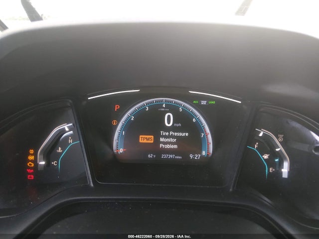2019 Honda Civic Lx მანქანა იყიდება აუქციონზე, vin: 2HGFC2F67KH563717, აუქციონის ნომერი: 46222060
