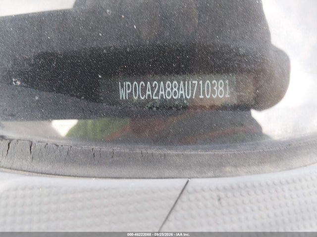 Aukcja sprzedaży 2010 Porsche Boxster, vin: WP0CA2A88AU710381, numer aukcji: 46222088