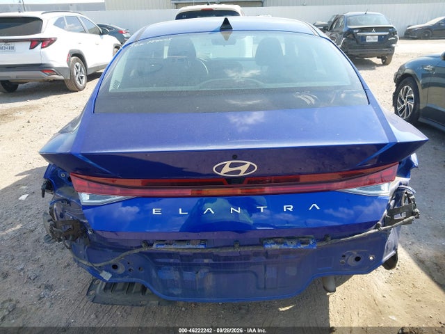 2025 Hyundai Elantra Sel Convenience მანქანა იყიდება აუქციონზე, vin: KMHLS4DG6SU858148, აუქციონის ნომერი: 46222242