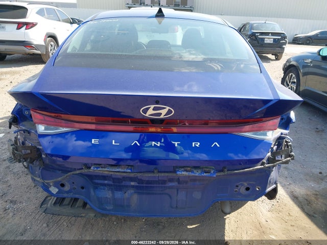 2025 Hyundai Elantra Sel Convenience მანქანა იყიდება აუქციონზე, vin: KMHLS4DG6SU858148, აუქციონის ნომერი: 46222242