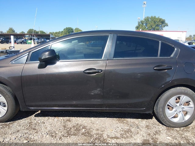 46222342 :رقم المزاد ، 19XFB2F57DE017071 vin ، 2013 Honda Civic Lx مزاد بيع