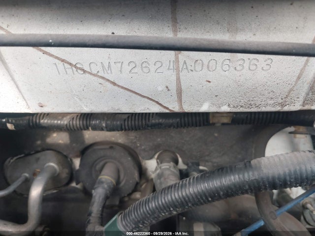 2004 Honda Accord 2.4 Ex მანქანა იყიდება აუქციონზე, vin: 1HGCM72624A006363, აუქციონის ნომერი: 46222360