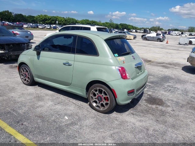 Продаж на аукціоні авто 2015 Fiat 500 Sport, vin: 3C3CFFBR0Ft558697, номер лоту: 46222386