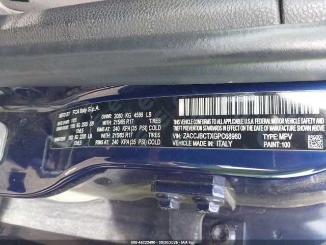 46222490 :رقم المزاد ، ZACCJBCTXGPC68960 vin ، 2016 Jeep Renegade Trailhawk مزاد بيع