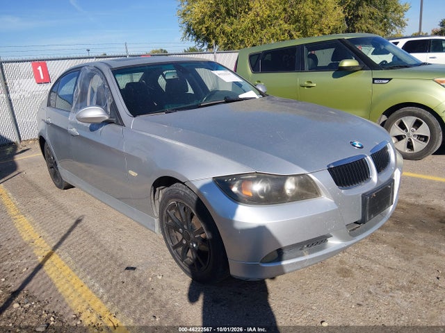 2007 Bmw 328i მანქანა იყიდება აუქციონზე, vin: WBAVA33527KX78825, აუქციონის ნომერი: 46222567