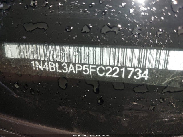 46222592 :رقم المزاد ، 1N4BL3AP5FC221734 vin ، 2015 Nissan Altima 3.5 Sl مزاد بيع