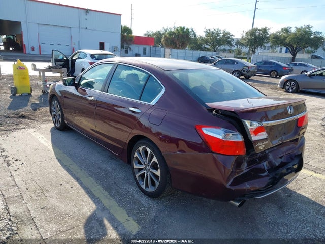 46222618 :رقم المزاد ، 1HGCR2F57FA045412 vin ، 2015 Honda Accord Sport مزاد بيع