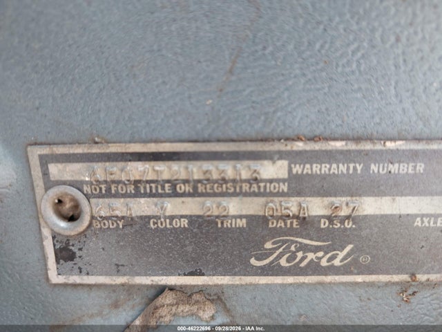 Продажа на аукционе авто 1966 Ford Mustang, vin: 6F07T213313, номер лота: 46222696