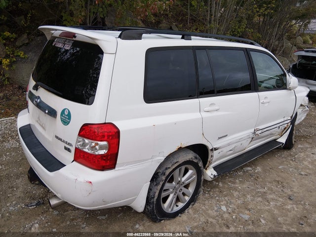 2007 Toyota Highlander Hybrid Limited V6 მანქანა იყიდება აუქციონზე, vin: JTEEW21A170039774, აუქციონის ნომერი: 46222868