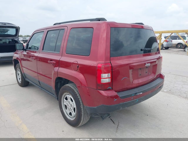 Продажа на аукционе авто 2012 Jeep Patriot Sport, vin: 1C4NJPBA2CD626955, номер лота: 46222956