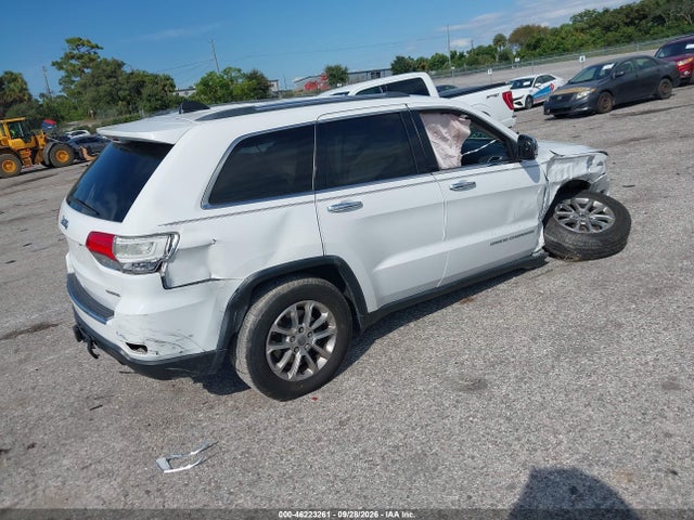 2014 Jeep Grand Cherokee Limited მანქანა იყიდება აუქციონზე, vin: 1C4RJEBG1EC130712, აუქციონის ნომერი: 46223261