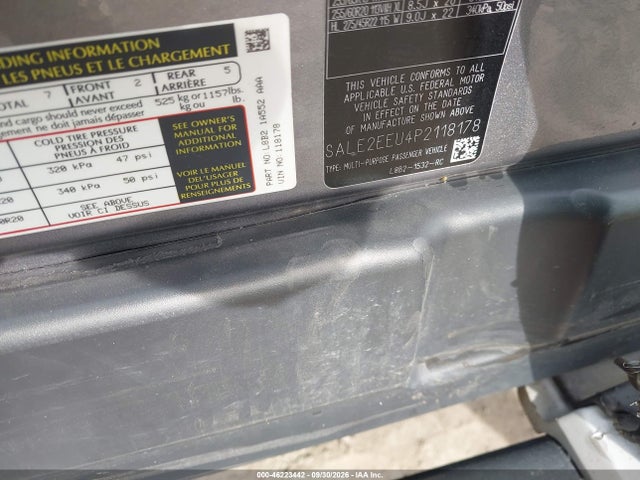 Продажа на аукционе авто 2023 Land Rover Defender 110 X-dynamic Se, vin: SALE2EEU4P2118178, номер лота: 46223442
