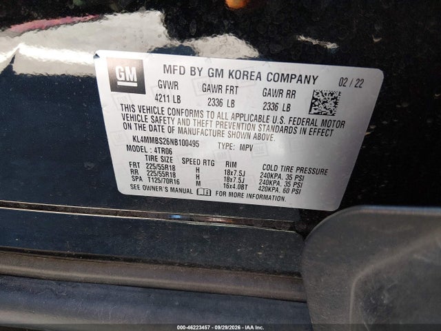 Продажа на аукционе авто 2022 Buick Encore Gx Fwd Preferred, vin: KL4MMBS26NB100495, номер лота: 46223457