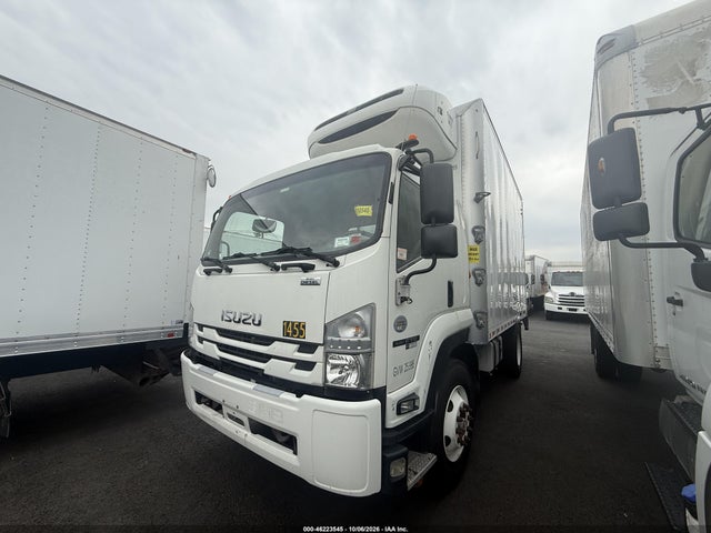 46223545 :رقم المزاد ، 54DK6S166JSG01455 vin ، 2018 Isuzu Ftr Reefer Box Truck مزاد بيع
