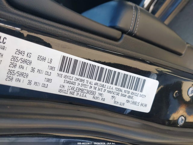 Jeep Grand Cherokee Limited 2014 1C4RJEBM8EC303583 Image 9