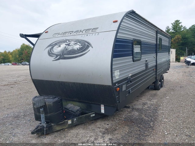 2020 Cherokee Forest River Travel Trailer მანქანა იყიდება აუქციონზე, vin: 4X4TCKC29LX144083, აუქციონის ნომერი: 46223623