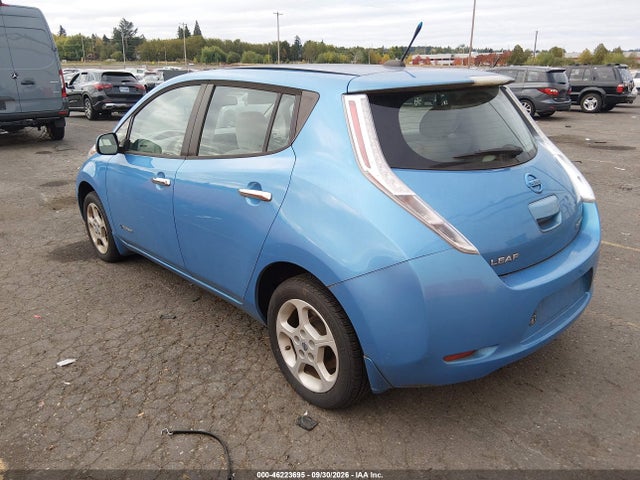 46223695 :رقم المزاد ، 1N4AZ0CP6DC406877 vin ، 2013 Nissan Leaf Sv مزاد بيع
