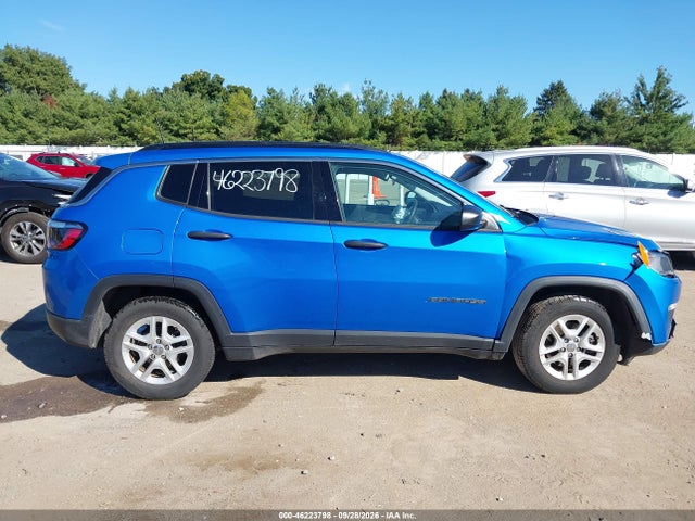 2020 Jeep Compass Sport Fwd მანქანა იყიდება აუქციონზე, vin: 3C4NJCAB3LT256824, აუქციონის ნომერი: 46223798