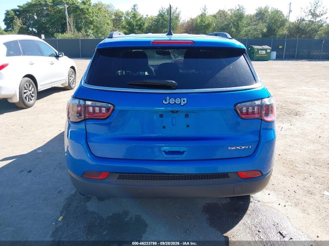 2020 Jeep Compass Sport Fwd მანქანა იყიდება აუქციონზე, vin: 3C4NJCAB3LT256824, აუქციონის ნომერი: 46223798