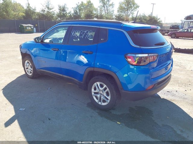 2020 Jeep Compass Sport Fwd მანქანა იყიდება აუქციონზე, vin: 3C4NJCAB3LT256824, აუქციონის ნომერი: 46223798