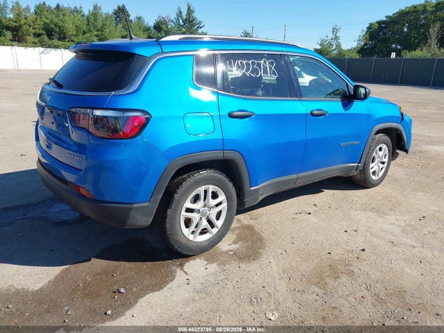 2020 Jeep Compass Sport Fwd მანქანა იყიდება აუქციონზე, vin: 3C4NJCAB3LT256824, აუქციონის ნომერი: 46223798