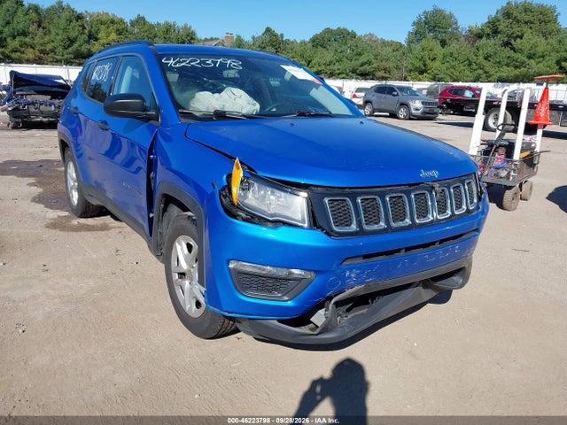2020 Jeep Compass Sport Fwd მანქანა იყიდება აუქციონზე, vin: 3C4NJCAB3LT256824, აუქციონის ნომერი: 46223798