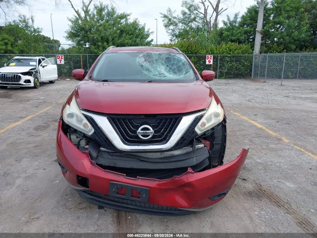 2016 Nissan Murano Sv მანქანა იყიდება აუქციონზე, vin: 5N1AZ2MH1GN119559, აუქციონის ნომერი: 46223844