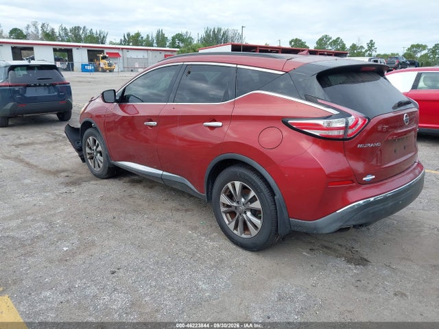 2016 Nissan Murano Sv მანქანა იყიდება აუქციონზე, vin: 5N1AZ2MH1GN119559, აუქციონის ნომერი: 46223844