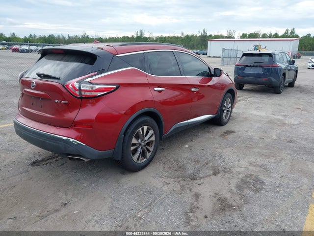 2016 Nissan Murano Sv მანქანა იყიდება აუქციონზე, vin: 5N1AZ2MH1GN119559, აუქციონის ნომერი: 46223844