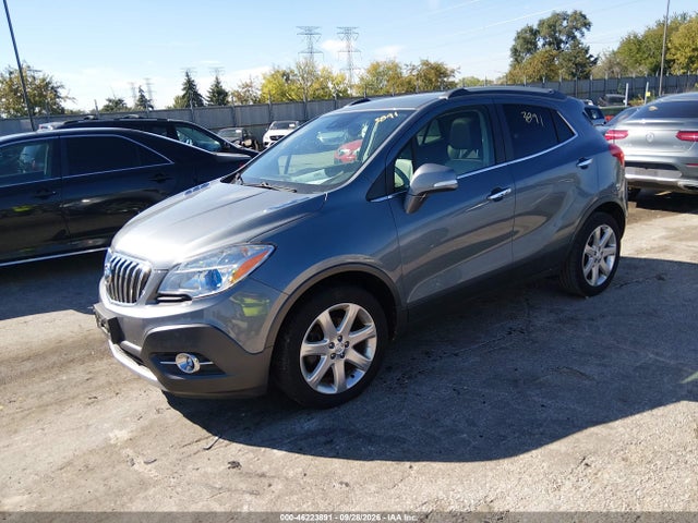 2015 Buick Encore Premium მანქანა იყიდება აუქციონზე, vin: KL4CJDSB1FB182816, აუქციონის ნომერი: 46223891