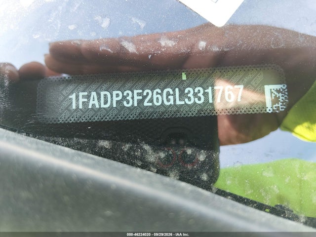 Продажа на аукционе авто 2016 Ford Focus Se, vin: 1FADP3F26GL331767, номер лота: 46224020