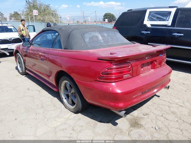 1994 Ford Mustang Gt მანქანა იყიდება აუქციონზე, vin: 1FALP45T8RF224202, აუქციონის ნომერი: 46224275