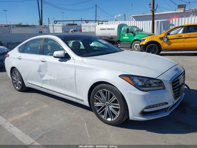 2018 Genesis G80 3.8 მანქანა იყიდება აუქციონზე, vin: KMHGN4JE9JU216162, აუქციონის ნომერი: 46224387