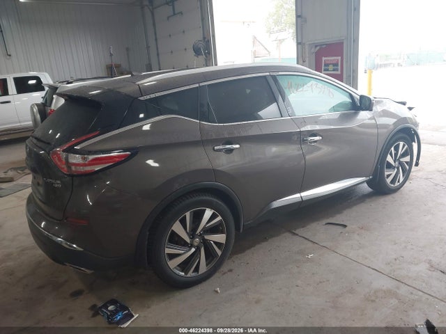 Продаж на аукціоні авто 2015 Nissan Murano Platinum/s/sl/sv, vin: 5N1AZ2MH4FN282138, номер лоту: 46224398