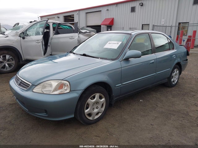 46224538 :رقم المزاد ، 1HGEJ8645YL047208 vin ، 2000 Honda Civic Ex مزاد بيع