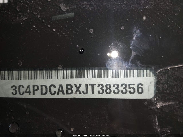 Продаж на аукціоні авто 2018 Dodge Journey Se, vin: 3C4PDCABXJT383356, номер лоту: 46224586