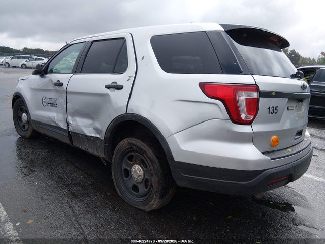46224770 :رقم المزاد ، 1FM5K8AR9JGA37077 vin ، 2018 Ford Police Interceptor Utility مزاد بيع