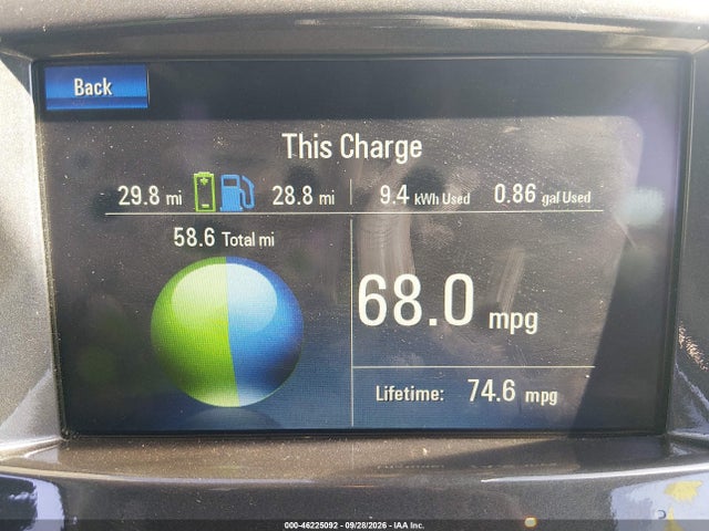 46225092 :رقم المزاد ، 1G1RB6E47DU145317 vin ، 2013 Chevrolet Volt مزاد بيع